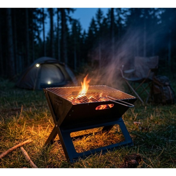 Фото - Мангал для пикника Bo-camp Notebook/Fire Basket Charcoal (8108345)